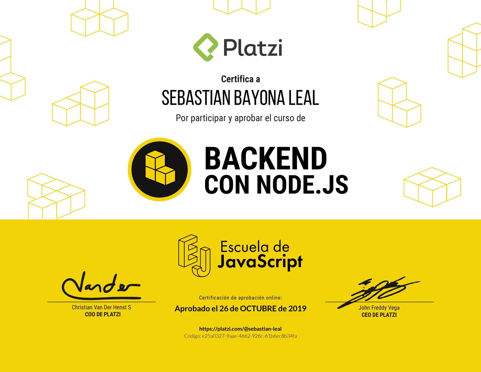 certificades