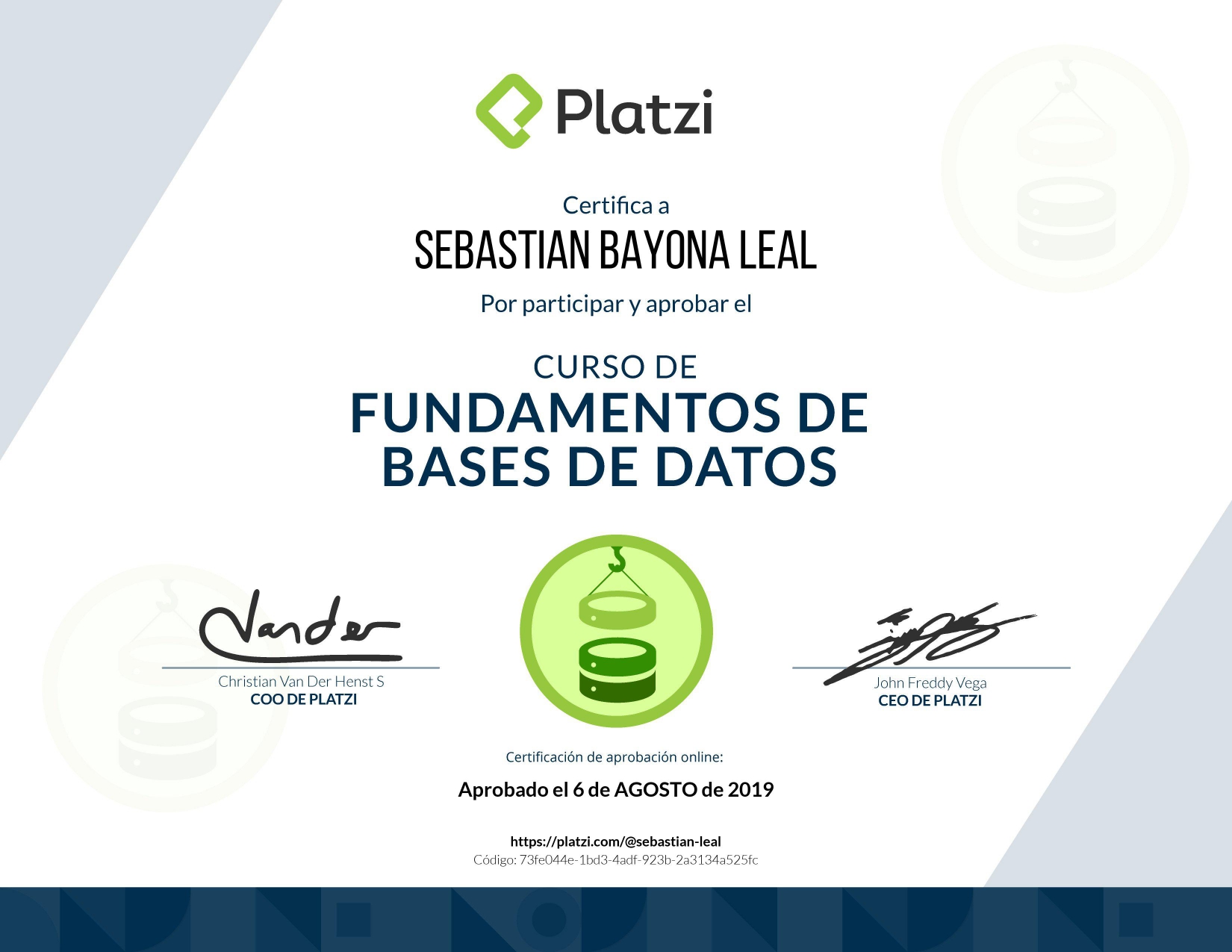 certificades