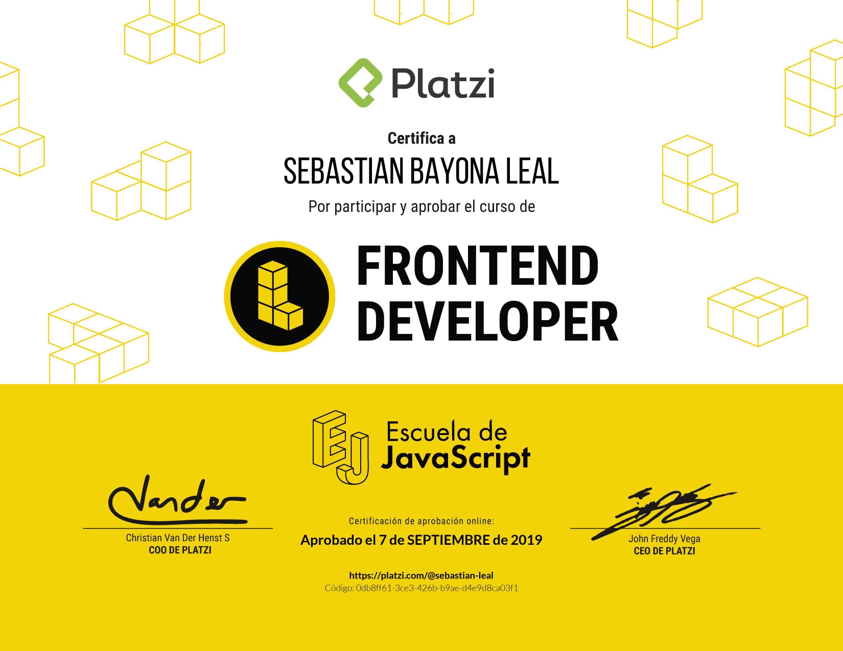 certificades