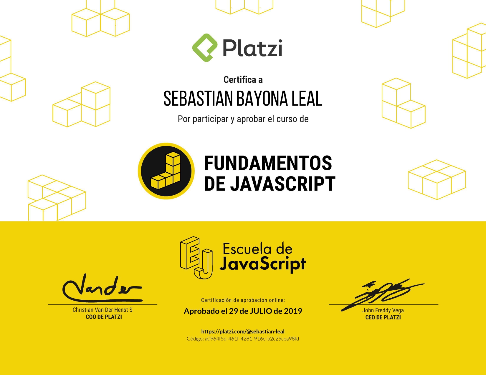 certificades