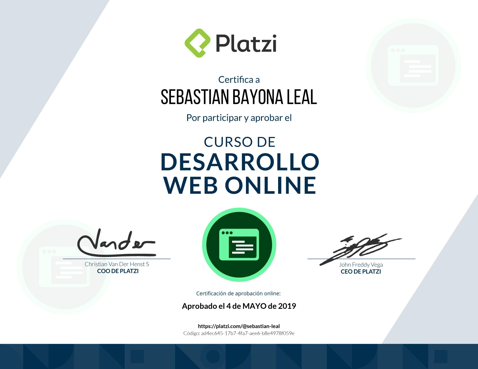 certificades