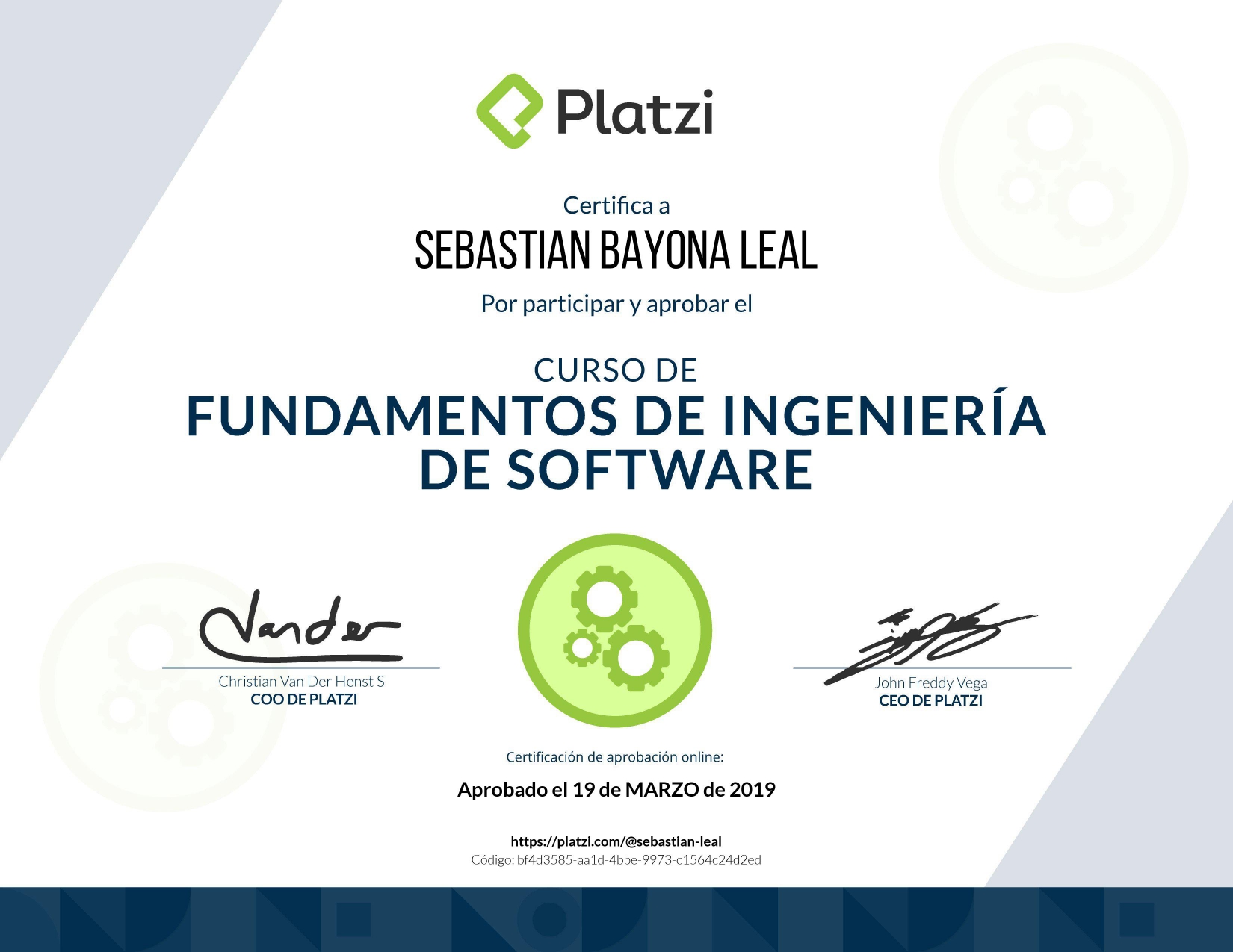 certificades