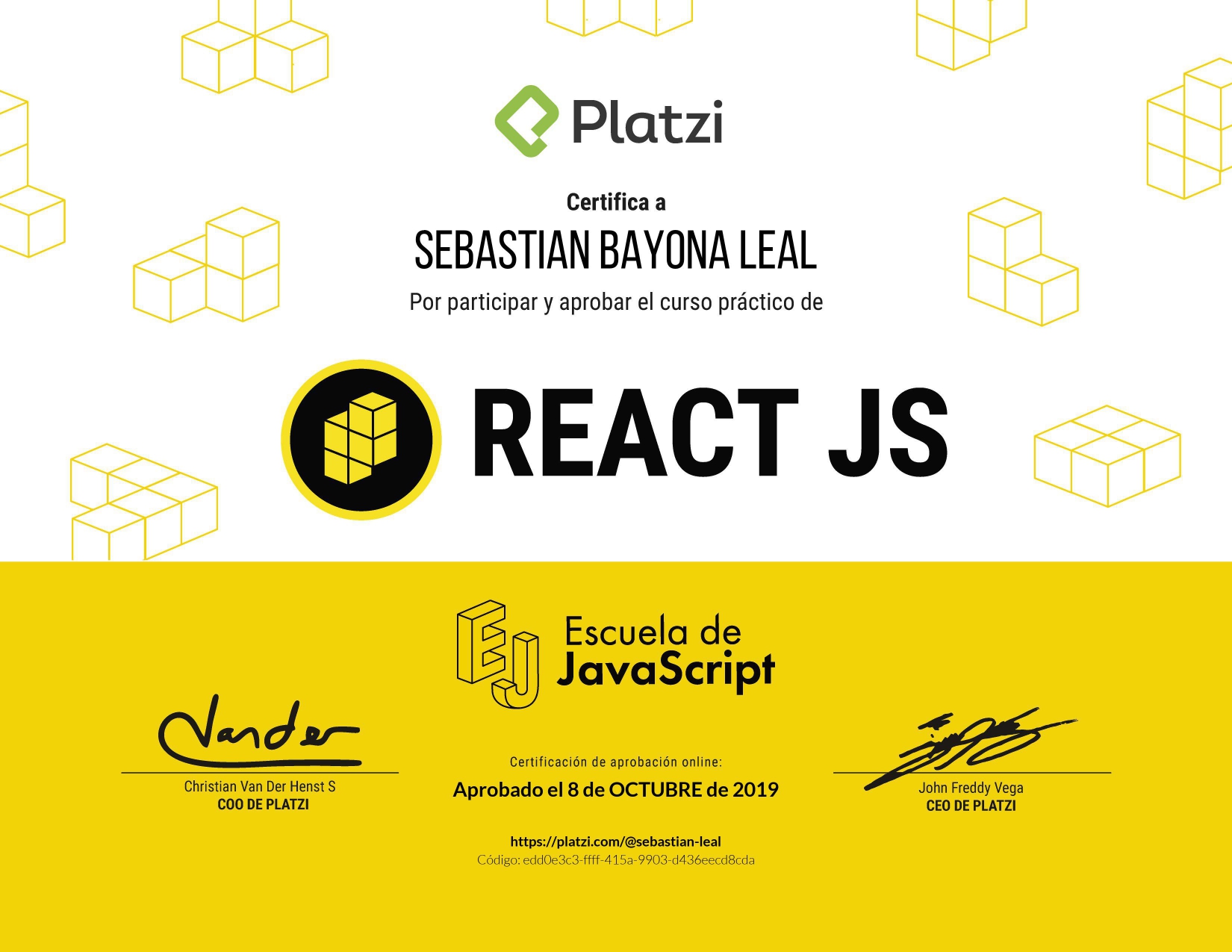 certificades